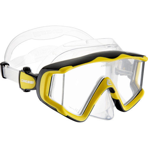 Cressi Liberty Triside Mask, All Black