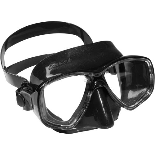 Cressi Sirena Black Scuba Diving and Snorkeling Mask Black 