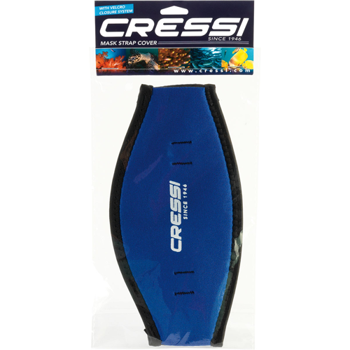 Cressi Neoprene Mask Strap Cover Blue