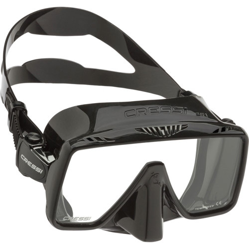 Cressi SF1 Squared Frameless Mask Black
