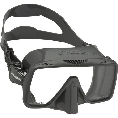 Cressi SF1 Squared Frameless Mask Titanium
