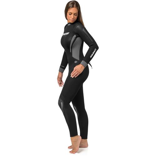 Otterflex 5mm Designed in Italy Cressi Men's & Ladies' Full Wetsuit Back-Zip for Scuba Diving & Water Activities