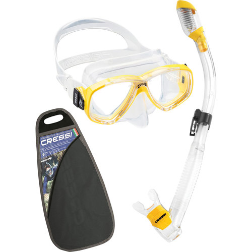 Cressi Perla Mask/Dry Snorkel Package Scuba