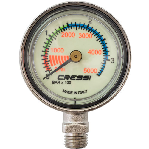 Cressi Pressure Gauge Module Only, Global w/o Boot or Hose