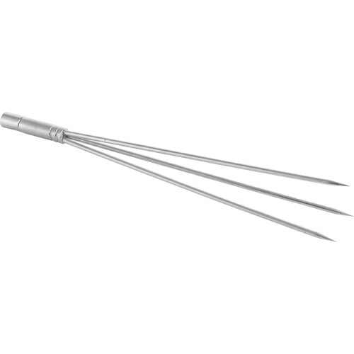 Barbed Paralyzer Pole Spear 6mm Threaded Head 6" Three Prong Spearfishing Tip 