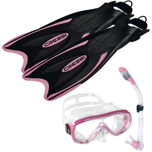 Cressi Palau Long Adjustable Fin (LAF) Package