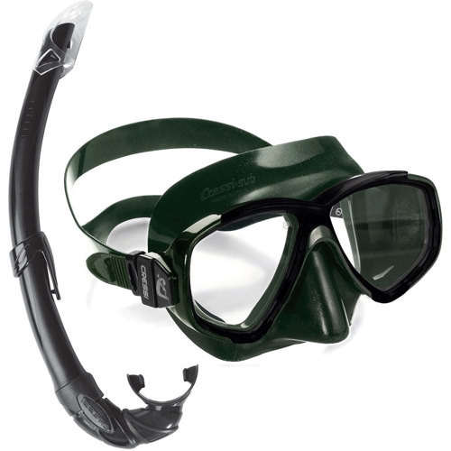 Cressi Perla Mask Mexico Snorkel Package