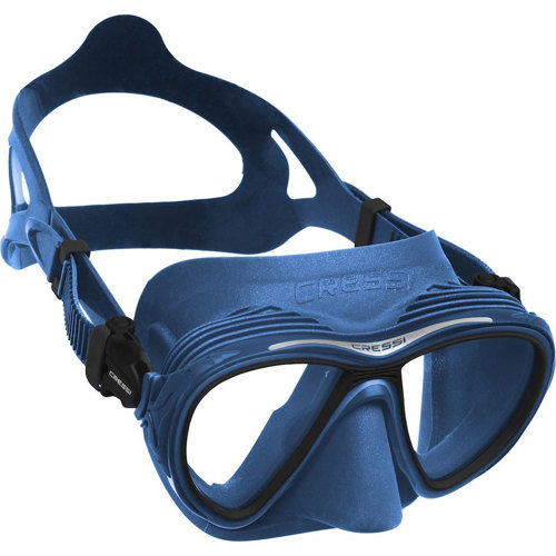 Cressi Quantum Scuba Masks Blue Metal