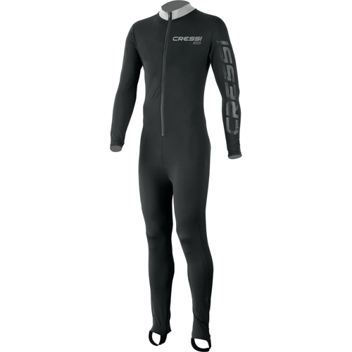 Cressi 1mm Skin Rash-Guard Suit, Black