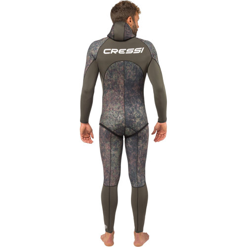 Cressi Seppia 5mm Unisex 2-Piece Spearfishing Suit with Hood - Scuba