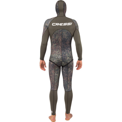 Cressi Seppia 5mm Unisex 2-Piece Spearfishing Suit with Hood