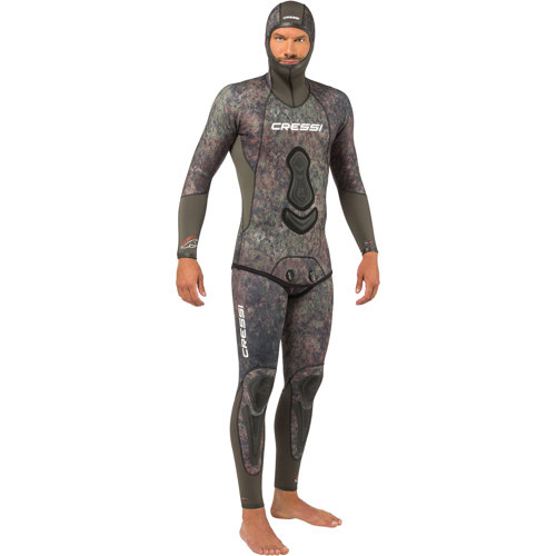 Cressi Seppia 5mm Unisex 2-Piece Spearfishing Suit with Hood