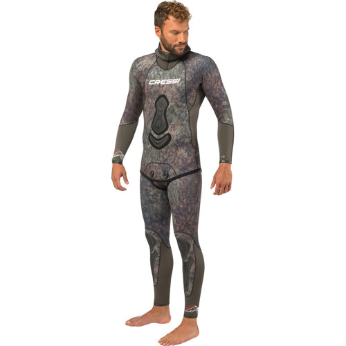Cressi Seppia 5mm Unisex 2-Piece Spearfishing Suit with Hood