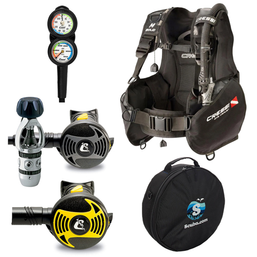 Cressi Solid Discovery Scuba PD2 Package