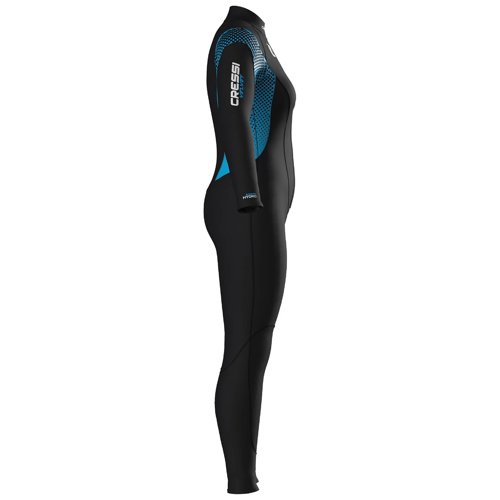 Cressi 3mm Velvet Women's Front Zip Full Wetsuit