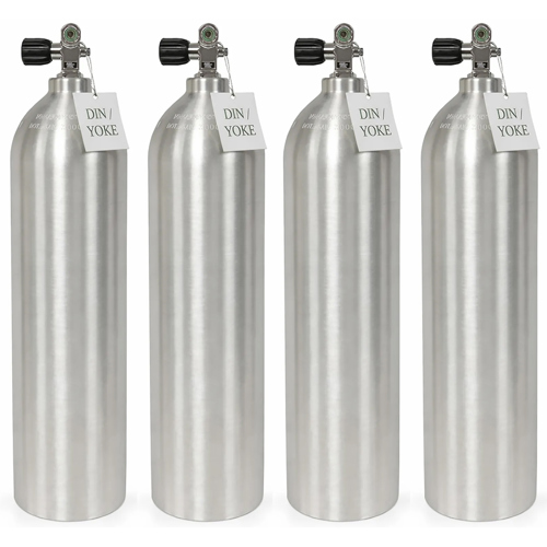 Cyl-Tec S80 Aluminum Scuba Tank 4-Pack