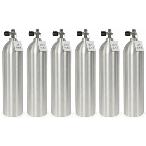 Cyl-Tec S80 Aluminum Scuba Tank 6-Pack