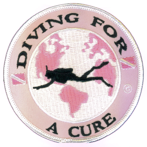 Dive Patches Diving for a Cure Round Patch