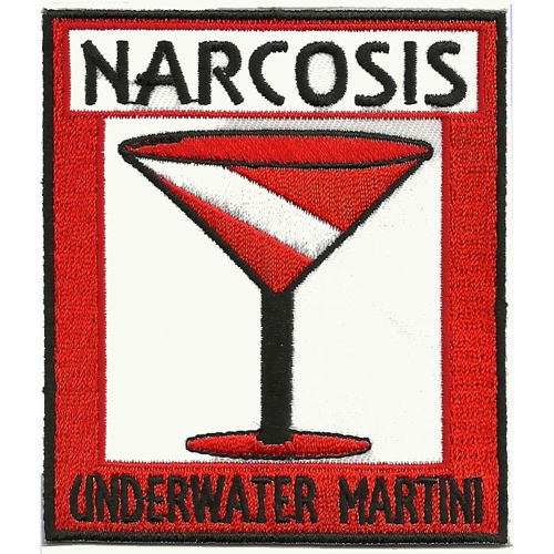 Dive Patches, Narcosis Underwater Martini