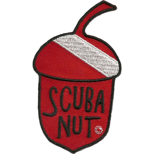 Dive Patches, Scuba Nut Acorn Nut Patch
