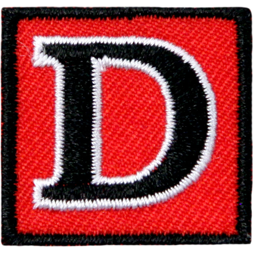 Dive Patches Alphabet Patch D
