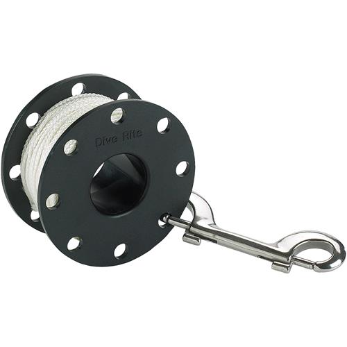 Dive Rite 50 or 125 Finger Spool with Double Ended Snap Bolt for Scuba Diving 