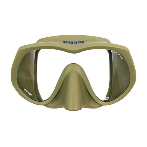 Dive Rite ES155 Frameless Mask, OD Green