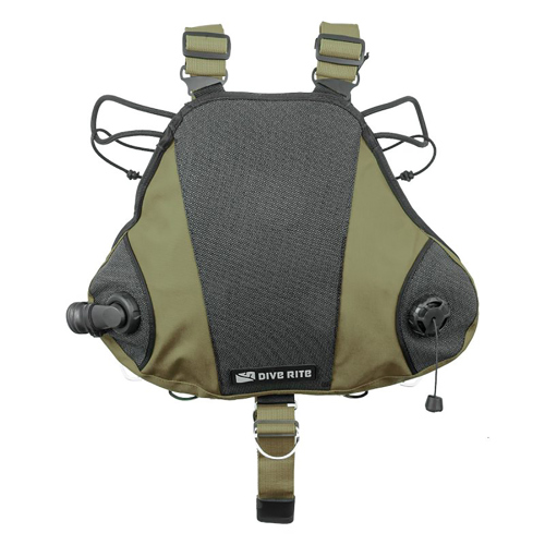 Dive Rite Nomad Mini Sidemount System with Pivot Harness OD Green