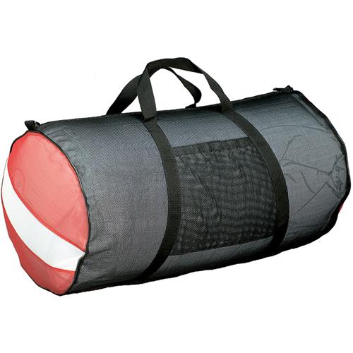TUSA Heavy Duty Large Diver’s Mesh Roller Duffel with Solid Top Pocket 