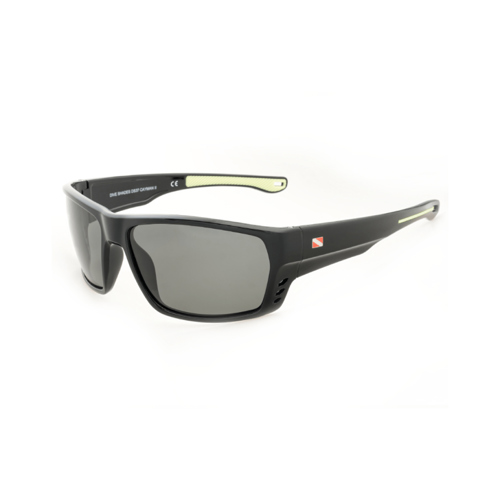Dive Shades Cayman II Polarized Diver's Sunglasses Gloss Black