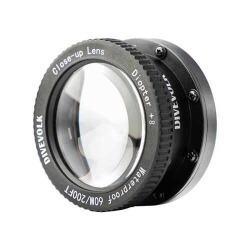 DiveVolk Macro +8 Lens for Seatouch 4 Max Housing and Camera