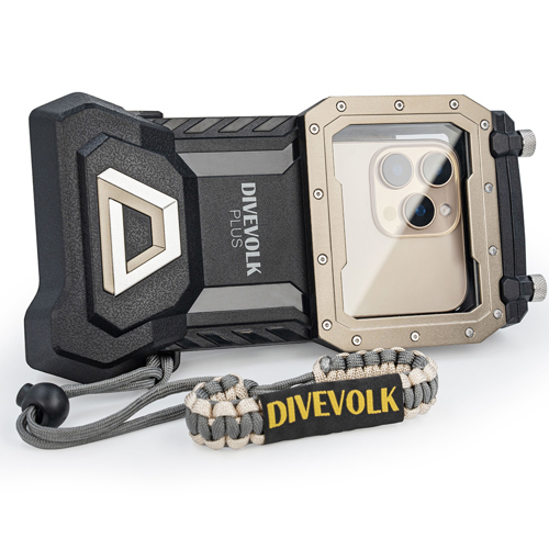 DiveVolk SeaTouch 4 Max Plus Underwater Smartphone Housing Black