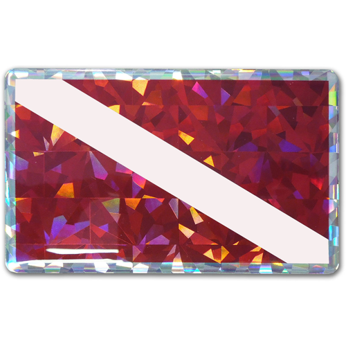 ElektroPlate Dive Flag with 3D Doming