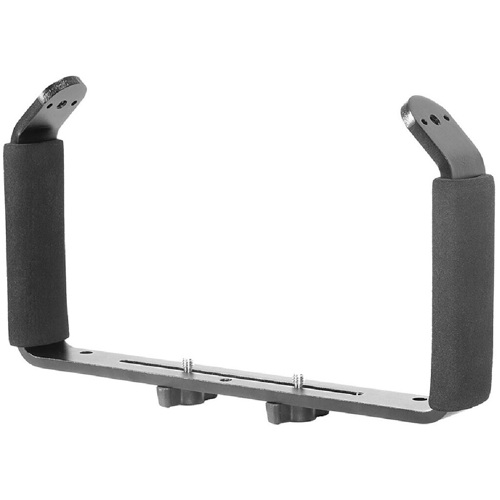 Flip Wide Double Handle & Tray with Dual 1/4-20 Thumb Screws for Compact System