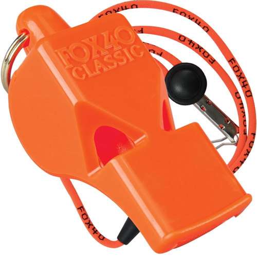 Fox 40 Classic Whistle with Breakaway Lanyard