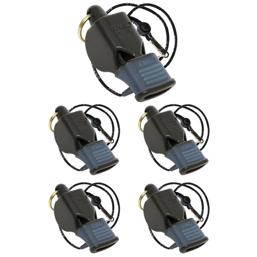 Fox 40 Mini CMG Whistle with Lanyard 5-Pack