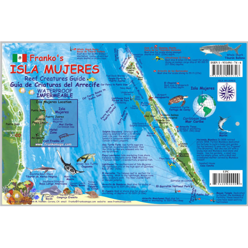 Isla Mujeres Map  Flavors of Isla Mujeres, Mexico