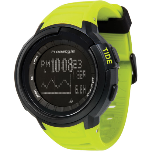 Freestyle Mariner Tide Watch, Yellow/Black