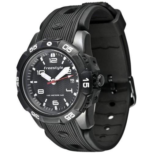 Freestyle Men's Kampus Watch, Black PU Strap FS80936 Scuba