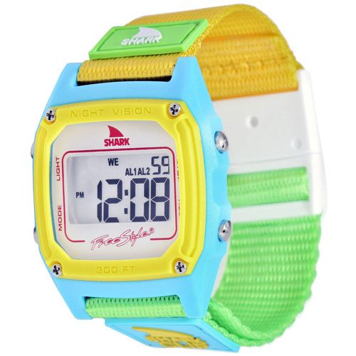 Shark by Freestyle Shark Clip Watch, White/Neon