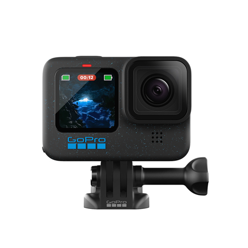 GoPro HERO12 Waterproof Action Camera with Front & Rear LCD Screens, 5.3K60  Ultra HD Video, HyperSmooth 6.0 + AutoBoost, Live Streaming with Enduro