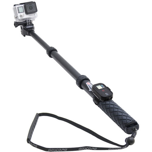 GoScope Boost GoPro Extender Pole (13"-26"/33cm-66cm), Black