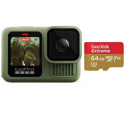 GoPro HERO13 Black Camera with 64GB Memory Card