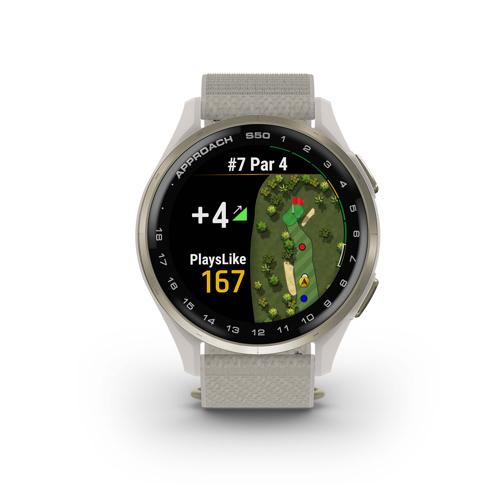 Garmin Approach S50 43mm AMOLED GPS Golf Smartwatch - Scuba