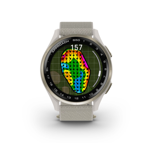 Garmin Approach S50 43mm AMOLED GPS Golf Smartwatch - Scuba