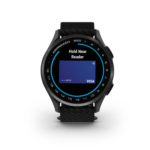 Garmin Approach S50 43mm AMOLED GPS Golf Smartwatch - Scuba