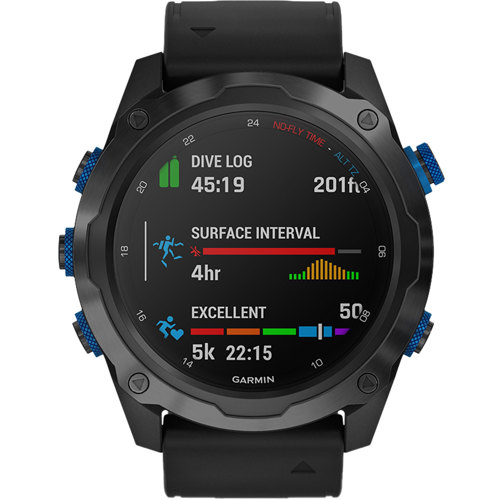 Garmin Descent Mk2i Titanium Carbon Gray DLC with Black Band