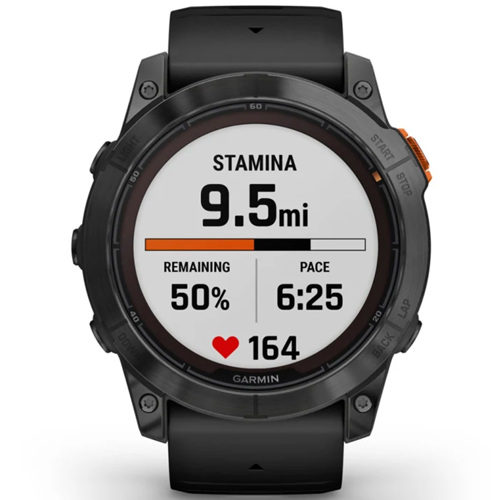 Garmin fenix 7X Pro Solar Edition 51mm GPS Smartwatch, Slate Gray with Black Band
