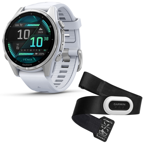 Garmin fenix 8 AMOLED GPS Smartwatch with HRM-Pro Plus Heart Rate Monitor