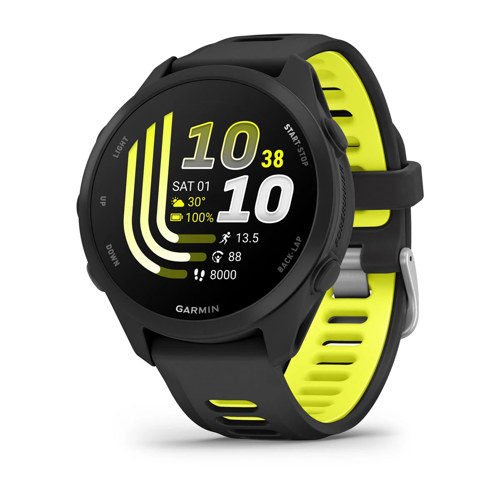 Garmin Forerunner 170 GPS Running Smartwatch Black/Amp Yellow